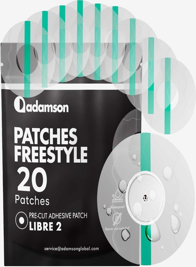 Adamson Freestyle 20 Libre 2 Covers Waterproof – Transparent, Easy to Apply and Remove, Long-Lasting, No Glue on Center, Non-Irritating – Ideal for Sports, Swimming, and Daily Use - PAC3 - Image 1